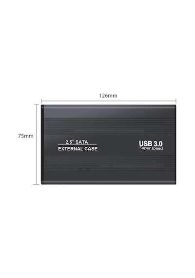 Wozlo 2.5 Hdd Kutusu Usb 3.0 Harici Harddisk Ssd Kutu - Alüminyum Gövde - Micro Usb 3.0 Giriş