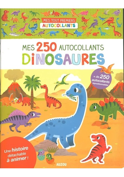Mes 250 Autocollants Dinosaures