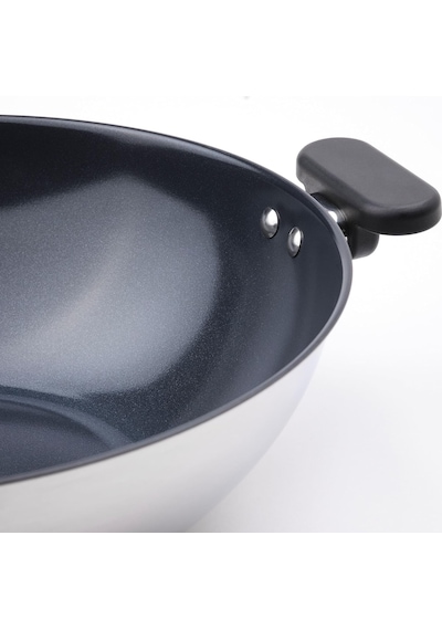 Mıddagsmat Wok Tava, Yapışmaz Kaplama-paslanmaz Çelik Yapışmaz Kaplama-paslanmaz Çelik 32 Cm Çok Renkli