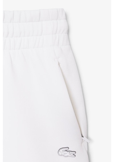 Lacoste Women's Cotton Jersey Shorts Kadın Pamuklu Şort Beyaz Beyaz