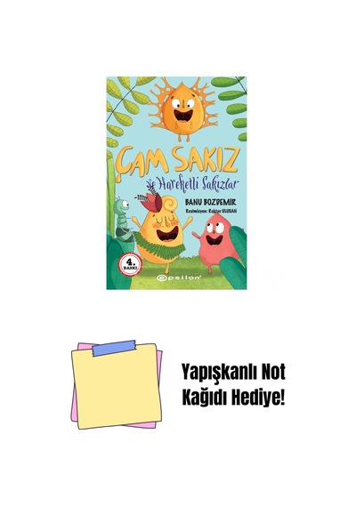 Çamsakız Ve Hareketli Sakızlar + Yapışkanlı Not Kağıdı