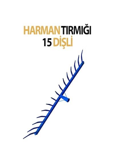 Harman Tırmığı 15 Dişli Metal