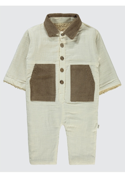 Civil Baby Erkek Bebek Astronot 6-18 Ay Ekru
