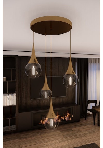 Liora Modern Su Damlası Avize - Şık Ve Minimalist Led Sarkıt Aydı 1 ADET