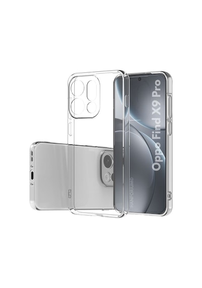 Oppo Find X9 Pro Uyumlu Silikon Kılıf - Pastel Renk Tonu Kamera Korumalı Esnek Kapak - Şeffaf