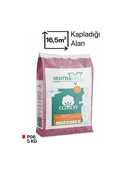 Ventrawall - Pembe Duvar Kağıdı Ve Duvar Boyası - P06 - 5 Kg