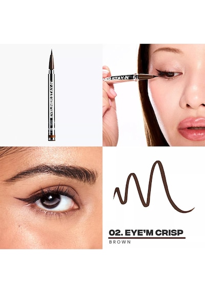 Sacheu Eyeliner Stay-n Likit Eyeliner 02 Eye M Crisp Kahverengi 0.739ml 02