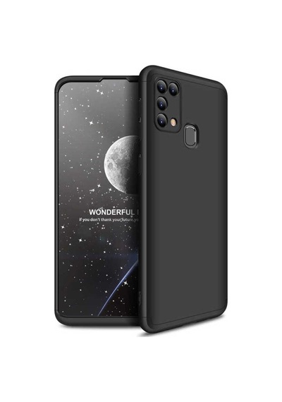 Galaxy M31 Kılıf Zore Ays Kapak Siyah