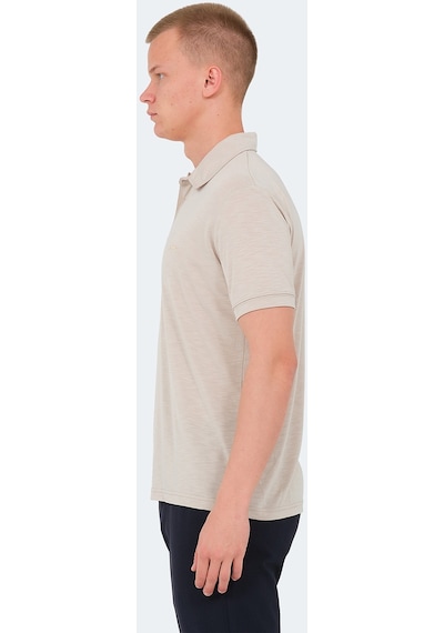 Slazenger KATSURO Erkek Polo Yaka Bej Tişört
