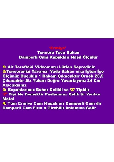 Ermiya Tencere Tava Sahan İçin Temperli Buhar Delikli Cam Kapak 18 CM