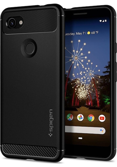 Spigen Google Pixel 3a Xl İle Uyumlu Kılıf Rugged Armor Matte Black Spigen Google Pixel 3a Xl İle Uyumlu Kılıf Rugged Armor Matte Black