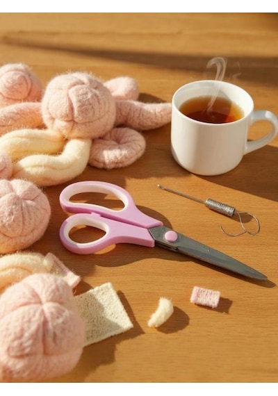 Ark Scıssors 19 Cm Pastel Mor Makas