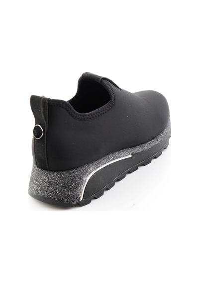 Bambi Siyah Streç Kadın Sneaker K01834220017