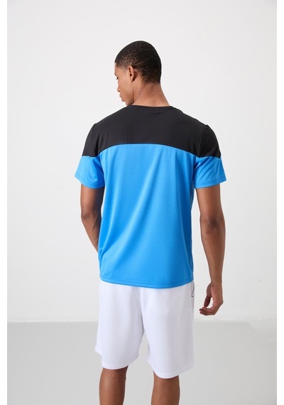 Tommy Life Saks Polyester Nefes Alan Dokulu İnce Esnek Standart Fit Erkek Performans T-shirt - 88386 Saks Tommy Life Saks Polyester Nefes Alan Dokulu İnce Esnek Standart Fit Erkek Performans T-shirt - 88386 Saks