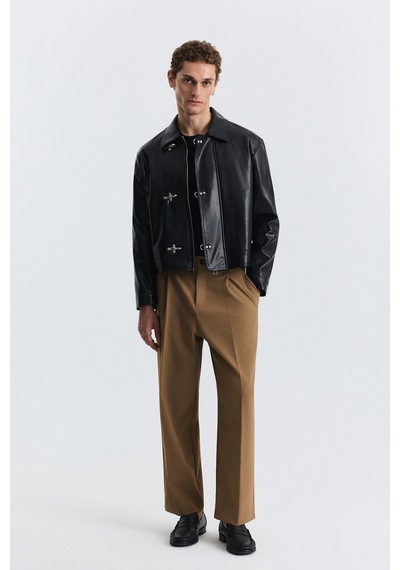 Antioch Relaxed Pileli Pantolon Camel