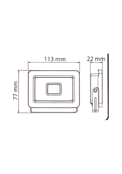 Horoz 068-008-0020 Pars-20 Led Projektör 20w Beyaz Işık
