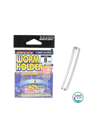 Decoy Wh-01 Worm Holder Makaron 8mm Şeffaf