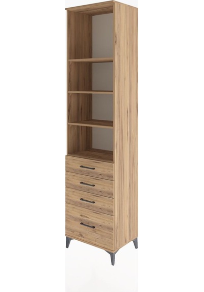 Hyperion Dolap 4 Raflı 4 Çekmeceli 60x44x243 Çam-çam Çam Hyperion Dolap 4 Raflı 4 Çekmeceli 60x44x243 Çam-çam Çam