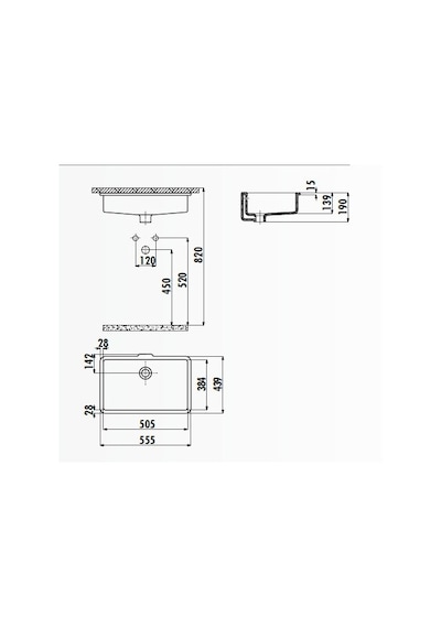 Creavit Tp738 38X51 CM Tezgahaltı Hilton Lavabo