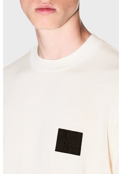Armani Exchange Erkek Kazak Xm001329 Af11982 U0009 Beyaz Beyaz