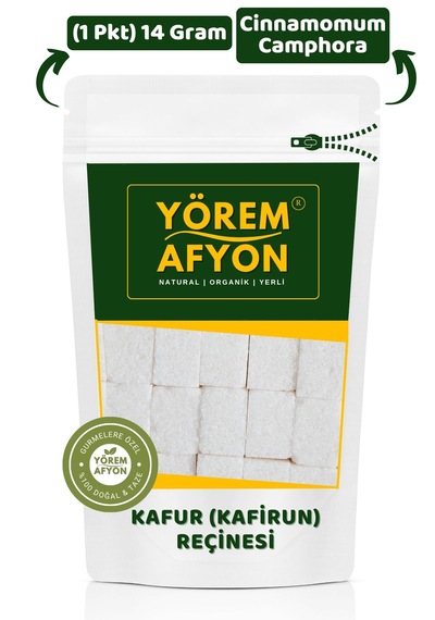 Yörem Afyon Kadim Şifa Ritüellerinin Ferahlatıcı Kristali Doğal Kafur Reçinesi Kafirun C. Camphora 1 Pkt 14g