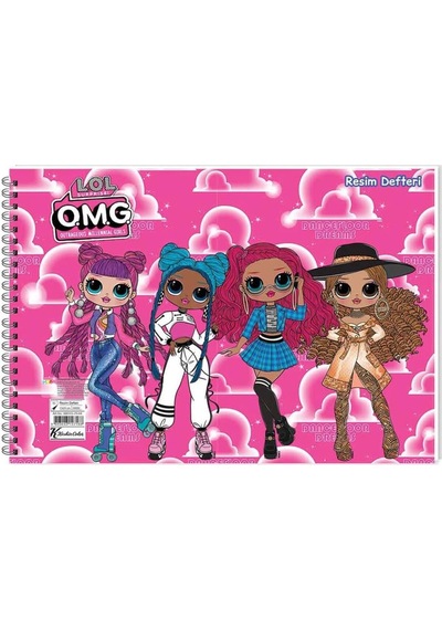 L.o.l. Omg 25x35cm 15 Yapraklı Spiralli Resim Defteri / 300215-79