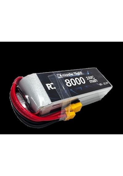 Masterflight 22.2v Li-po Pil - 8000mah 100c 6s Lityum Polymer Batarya