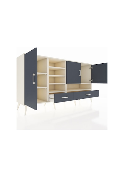Hyperion Konsol 8 Raflı 2 Çekmeceli 3 Kapaklı 176x44x99 Aytaşı-an Aytaşı-antrasit Hyperion Konsol 8 Raflı 2 Çekmeceli 3 Kapaklı 176x44x99 Aytaşı-an Aytaşı-antrasit