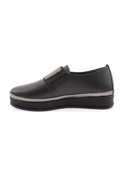 Dgn 303 Kadın Kalın Taban Silver Taş Bantlı Comfort Ayakkabı 303-2129-R1534 Siyah Dgn 303 Kadın Kalın Taban Silver Taş Bantlı Comfort Ayakkabı 303-2129-R1534 Siyah