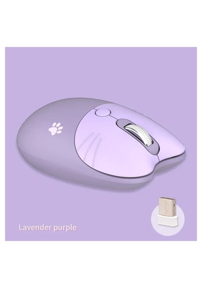 Mofıı M3 Kablosuz Mouse 2.4g Sessiz Kedi Tasarımlı Sevimli Mouse 1600 Dpı