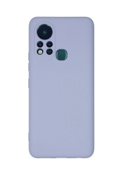 İnfinix Hot 11s Kılıf Nano İçi Kadife Silikon - Lila -