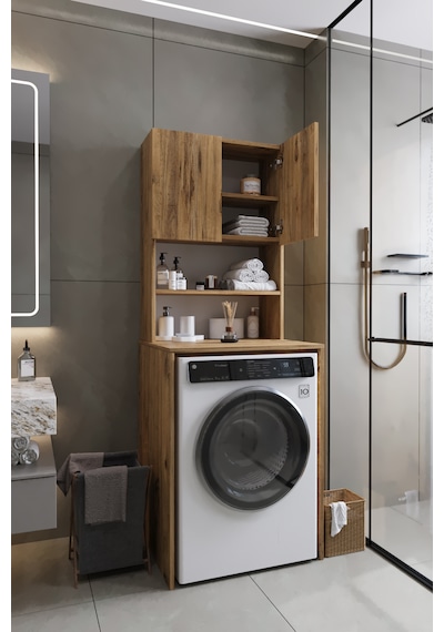 Vega Çamaşır Makinesi Üstü Dolap Banyo Dolabı Kapaklı Dolap Çamaşır Dolabı Üst Dolap Atlantik Çam Vega Çamaşır Makinesi Üstü Dolap Banyo Dolabı Kapaklı Dolap Çamaşır Dolabı Üst Dolap Atlantik Çam