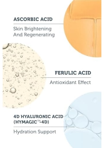 The Purest Solutions, C Vitamini Aydınlatıcı Ve Cilt Tonu Eşitleyici Cilt Bakım Serumu 30 Ml %10 Ascorbic Acid & Ferulic Acid%0,5