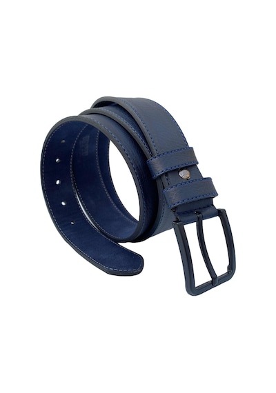 Süzer Deri Lacivert Suni Deri Mavi Dikişli Model 4 Cm.lik Unisex Spor Kemer - 9047 001 Lacivert