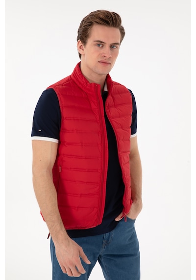 U.s. Polo Assn. Erkek Kırmızı Yelek Dokuma 50299395-vr030 Kırmızı