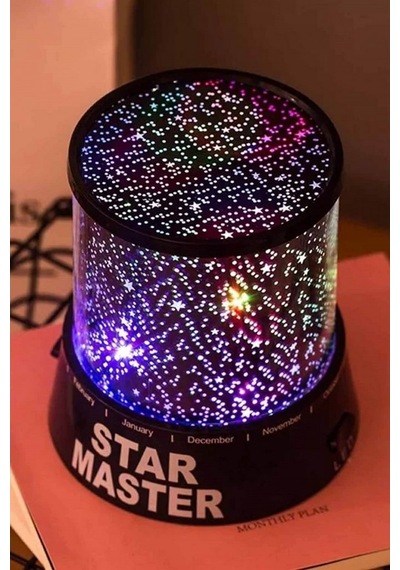 Star  Master Projeksiyonlu Gece Lambası Çok Renkli