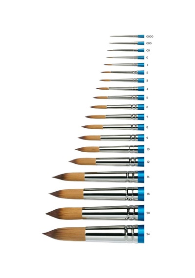Cotman Seri 111 Kısa Saplı Sentetik Yuvarlak Fırça, N: 10