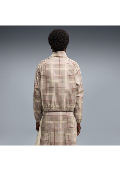 Puma T7 Tartan Kadın Bej Ceket 636628-81 Krem