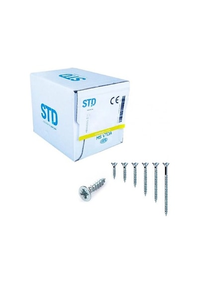 Std 6 100 Sunta Vidası - 1 Pkt - 100 Adet Diğer