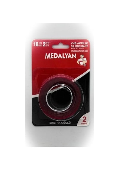 Taraflı Silikonlu Bant Ekstra Güçlü 18mm 2 Metre - Tamir Bandı Vydgr00000195