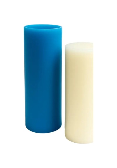 Büyük Kalın Baton Mum Silikon Kalıbı 8cm X 15.2cm
