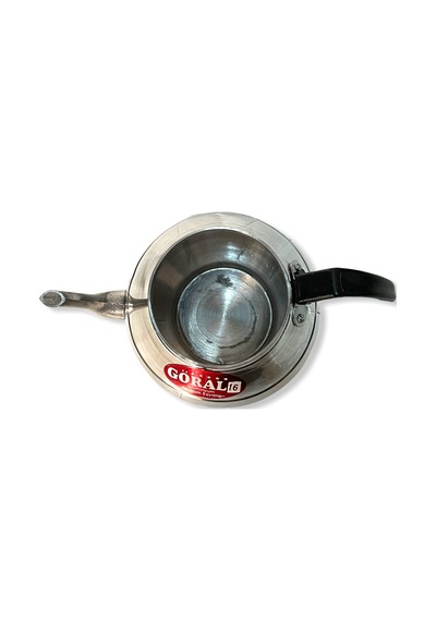 Aleminyum Semaver Demliği 16.no Orta Boy -1 Gümüş