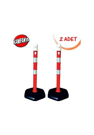 Ağırlıklı Reflektörlü Dikme Duba Delinatör Dubalı Uyarı Dikmesi