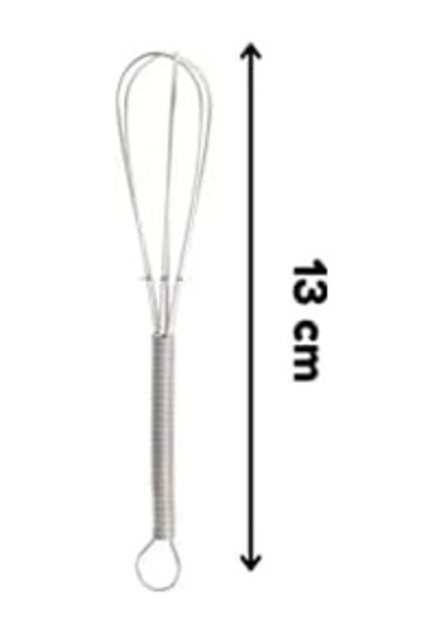 6'lı Çırpıcı Şeklinde Çay Kaşığı Seti, Paslanmaz Çelik, Metalik, 12 Cm, Bulaşık Makinesinde Yıkanamaz