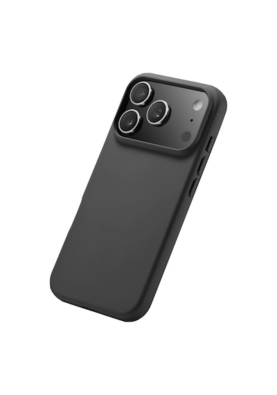 Buff Apple Uyumlu iPhone 17 Pro Max Magsafe Rubber Fit Silikon Kılıf Siyah