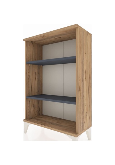 Arges Komodin 2 Raflı 60x30x96 Çam-antrasit Atlas Çam