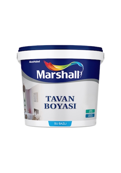Marshall Tavan Boyası Beyaz Ekstra Beyaz Yüksek Kapatıcı Mat Tavan Boyası 3,5 Kg 3 KG