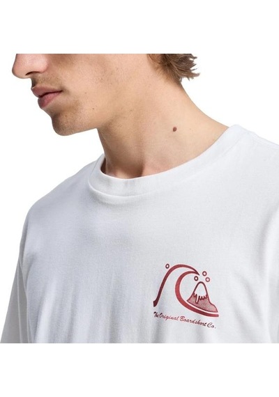 Quiksilver Evo Original Bs Beyaz Erkek Tişört