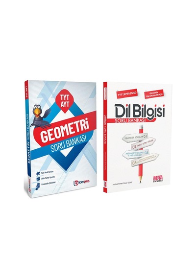 Lider Plus Tyt Ayt Geometri Ve Akm Dil Bilgisi Soru Bankası Seti 2 Kitap