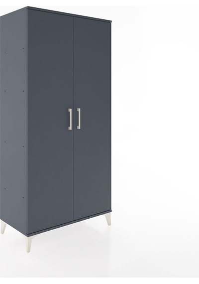Hyperion Dolap 4 Raflı 2 Kapaklı 88x44x182 Antrasit-antrasit Antrasit
